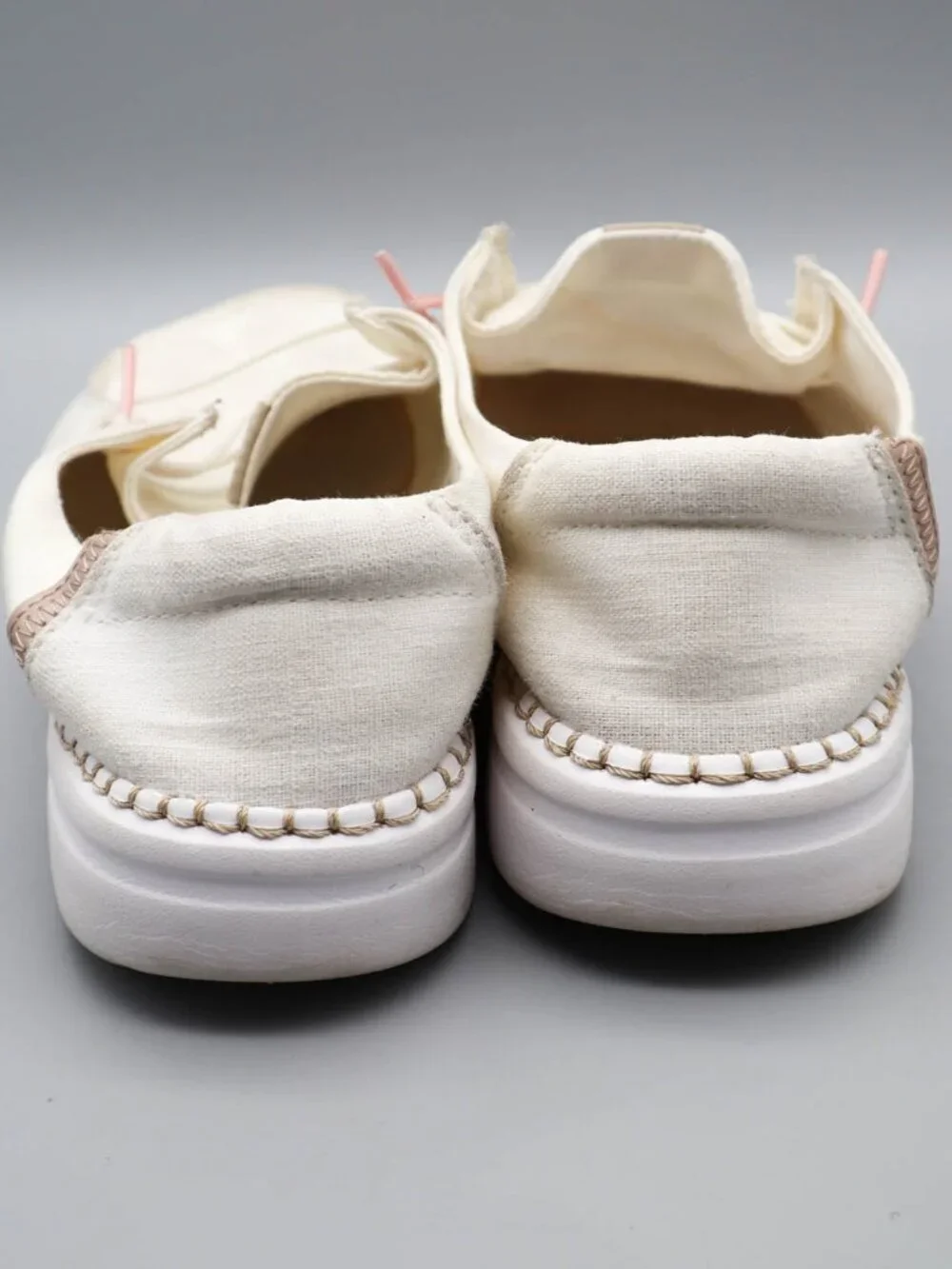 Hey Dude Wendy Rise Spark White US Women's W7 EU 38 Casual Slip On Shoes Coastal
